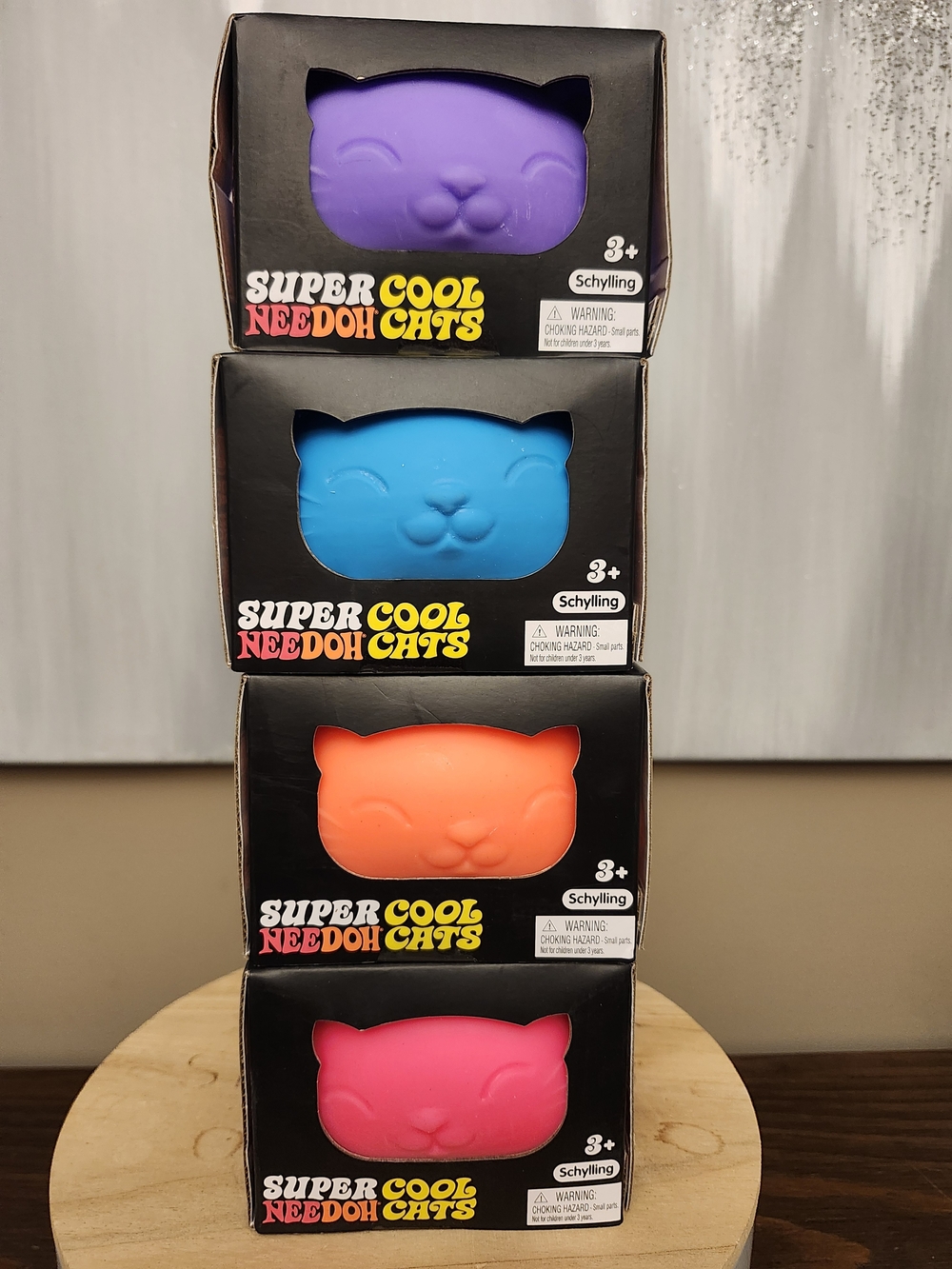 Schylling NEEDOH Super Cool Cats (large) Authentic *RARE* NEW IN BOX